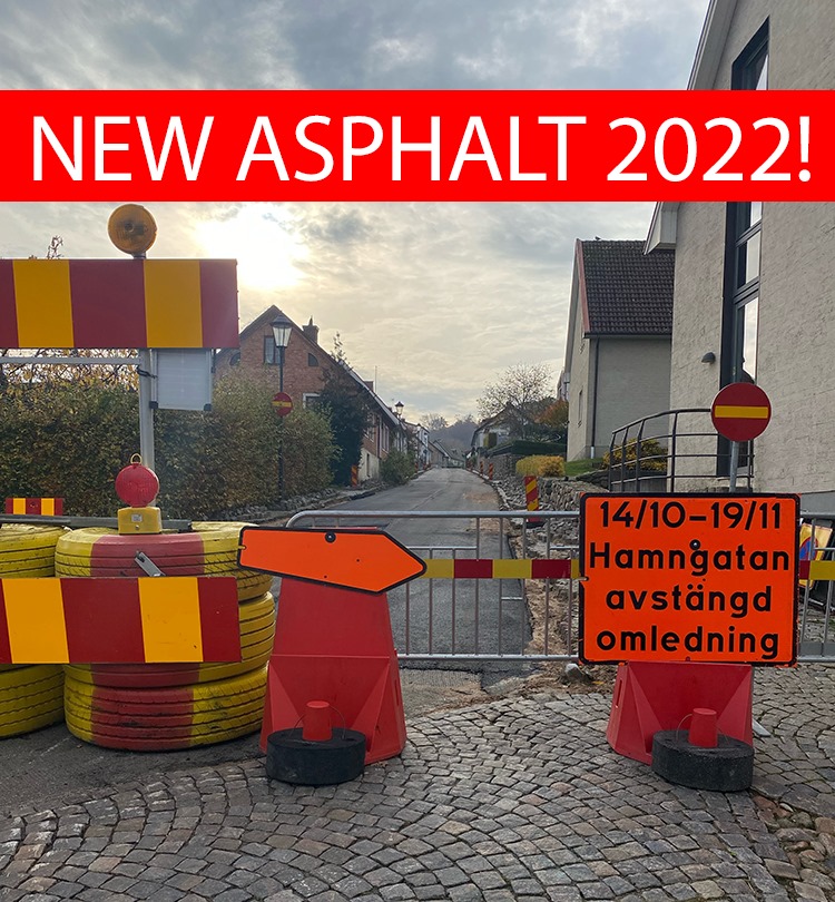 New asphalt in Båstad